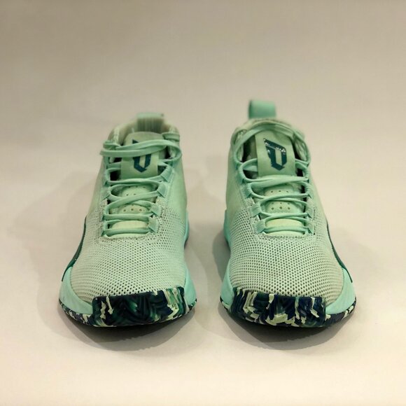 Mens Adidas Dame 5 Clear Mint Legend Marine